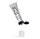 Tube of hair product with a dropper dispensing into a small container on a white background