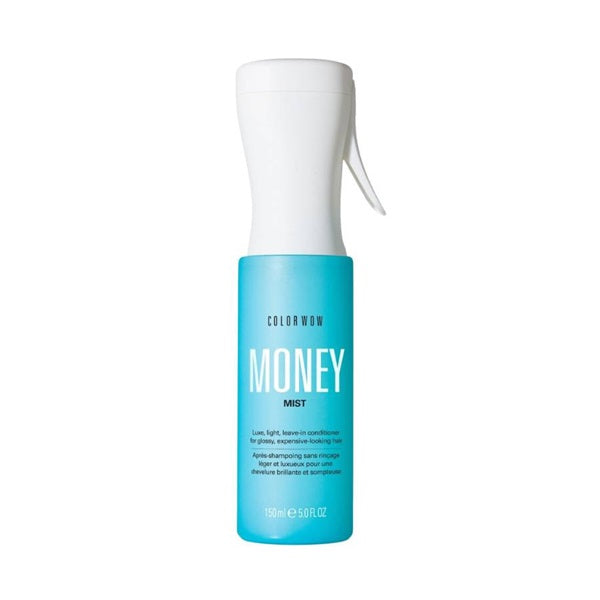 Color Wow Money Mist spray bottle on a white background