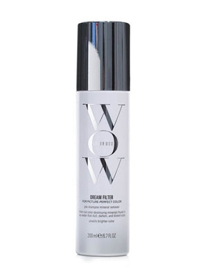 Skincare bottle labeled 'WOW' on a white background